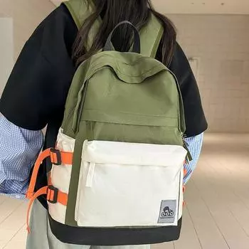 Backpack Schoolbag Computer Bag Lightweight and Large-capacity Schoolbag Unisex Travel Bag чёрный