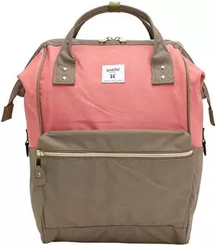 Backpack Storage CROSS BOTTLE ATB0193Z Pink x Gray Beige [Anello] (R)/A4 Base/Water Repellent/Multi-storage/PC