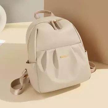 Рюкзаки для женщин Элегантные женские рюкзаки-кошельки Однотонные маленькие сумки-рюкзаки с несколькими карманами Эстетическая женская сумка чёрный