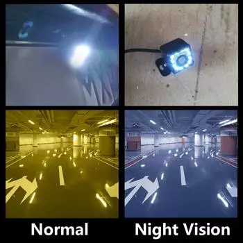 Backup Parking Reverse Camera LED Night Vision Lens Fisheye 170° Wide Angle Universal Car Rear View Camera 12V