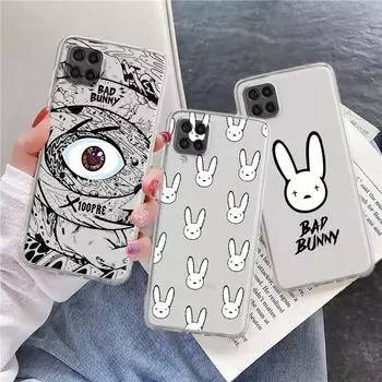 Bad Bunny X100pre Clear Case For Samsung Galaxy A52 A12 A51 A32 A21s A71 A32 A22 50 A70 A31 A72 5G Phone Cover Samsung A71 5G