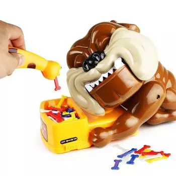 Bad Dog Chew A Bone Забавная игрушка Настольная игра Родители Дети Интерактивные игрушки Детские озорные игрушки Подарок ребенку