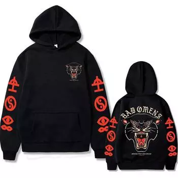Bad Omens Band Tour 2023 Американская музыкальная толстовка с капюшоном XS чёрный