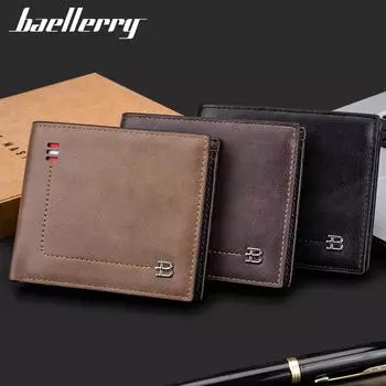 Baellerry мужской короткий кошелек RFID из искусственной кожи модный кошелек для монет держатель для карт