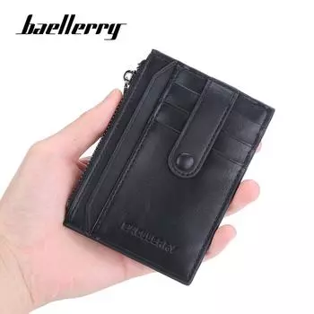 Baellerry винтажный дизайн тонкий держатель для карт для мужчин модный кошелек кошельки деловой портмоне кошелек G617 12cm*9cm*2cm