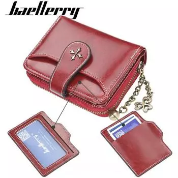 Baellerry женский кошелек модный короткий кошелек кисточка держатель для карт с несколькими отделениями для карт кошелек на молнии для монет