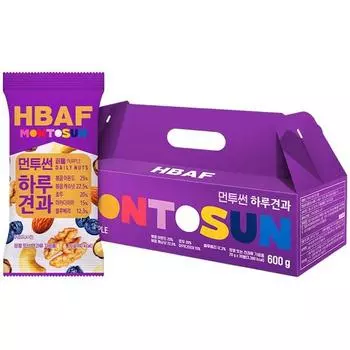 BAF Mun2Sun Daily Nut Purple 30p Set 600g, 600g, 1 коробка, корейские орехи