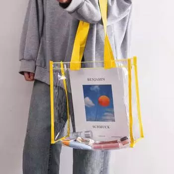 Bag Cosmetic Case Waterproof Storage Bag Transparent Makeup Bag PVC Tote Bag Waterproof Beach Bag