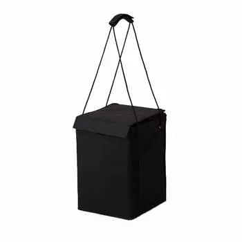 bag cosplay goods black black foldable carrying Wig-in