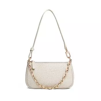 Bag Female Spring and Summer Leather Female Bag Diamond Check Underarm Bag Large Capacity Chain Bag Crossbody Bag