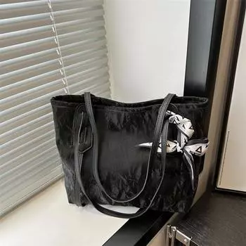 Bags Women s tote bags Large capacity summer leisure 2025 new work shoulder bags College students class bags зелёный
