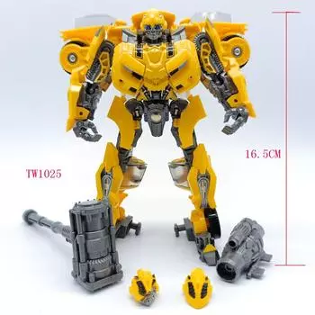 Baiwei Shockwave TW1028 Игрушки-трансформеры Sentinel Prime TW1024 Модель Ironhide TW1026 Робот Bumblebe TW1025 Фигурка TW1030 With BOX