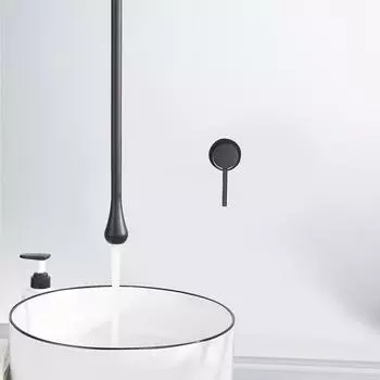 BAKALA Water Drop подвесной потолочный кран для ванной комнаты, кран для раковины, цельный латунный смеситель для мойки с горячей и холодной водой, фурнитура для ванны