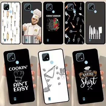 Baking Cook Chef For OnePlus 10 Pro 9 Pro 8T 9R Nord2 Case For Realme 9 8 Pro 8i 9i C35 GT Neo 2 3 Master OnePlus 8T