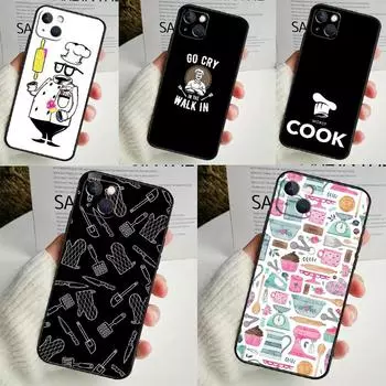 Baking Tools Case For iPhone 14 13 12 11 16 15 Pro Max Mini Cover X XR XS 8 7 14 16 15 Plus Accessories iPhone XR