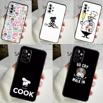 Baking Tools Phone Case For Samsung Galaxy A53 A33 A13 A12 A32 A52 A14 A34 A54 A15 A25 A35 A55 A71 A51 Samsung A72