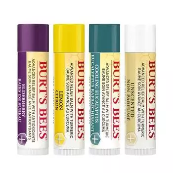 Бальзам для губ Burt s Bees Advanced Relief, без запаха, 4,25 г, 4 вида, выберите 1 lemon