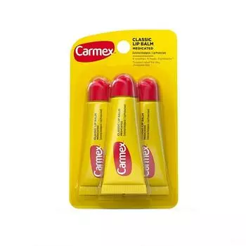 Бальзам для губ Carmex Original Lip Balm, упаковка 0,35 унции, 3 шт., один