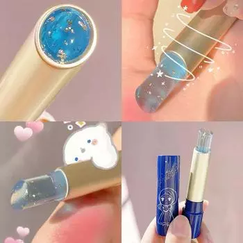 Бальзам для губ Han Boli Little Princess 24K Temperature Change Увлажняющая увлажняющая помада для губ Student Lipstick High Value temperature change model