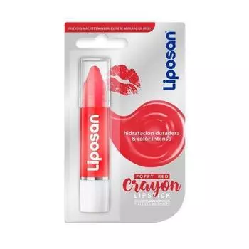 Бальзам для губ Liposan Crayon с оттенком «красный мак»