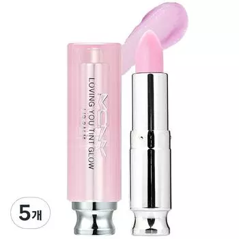 Бальзам для губ McQueen New York Loving You Tint, яркий розовый, 3,5 г, 5 штук