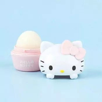 Бальзам для губ Sanrio Characters Cute Figure Hello Kitty, зимний предмет первой необходимости, со вкусом яблока, 8 г, 1 шт.