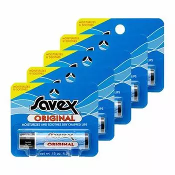 Бальзам для губ Savex stick оригинальный 4.2 г x 5 шт. набор [товары параллельного импорта]