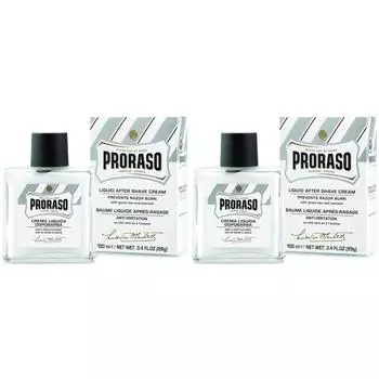 Бальзам после бритья Proraso Liquid After Shave Balm 100 мл, 2 упаковки Бальзам после бритья Proraso Anti-irritation Liquid After Shave Balm, 2 шт.