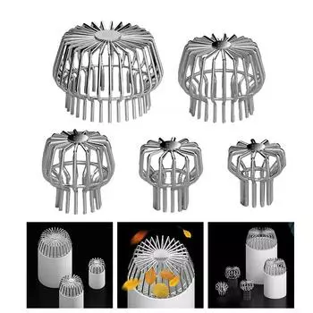 Balcony Roof Floor Drain Stainless Steel Large Displacement Anti-Clog Filter Screen Cover Outdoor Floor Drain Gutter Sewer