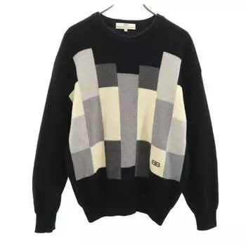 BALENCIAGA SPORT 90s Old Long sleeve sweater M black knit Men s Used