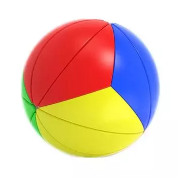Ball Cube 3D Magic Cube Speed Обучение Учебная игрушка для детей Анти стресс Круглая форма Куб разноцветный