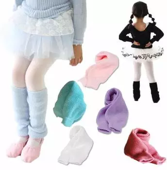 Ballet Specialty Store Mignon Ballet Leg Ribbed Perfect for Dance Hip White Warmers, Knit, Kids , Lessons, Gymnastics, Jazz, Hop,