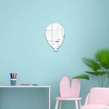 Balloon mirror acrylic 3D three-dimensional wall sticker creative children s room bedroom wall decoration sticker