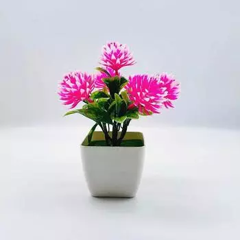 Balls Artificial Pinecone Potted Plant For Wedding Centerpieces Gifts And Pink