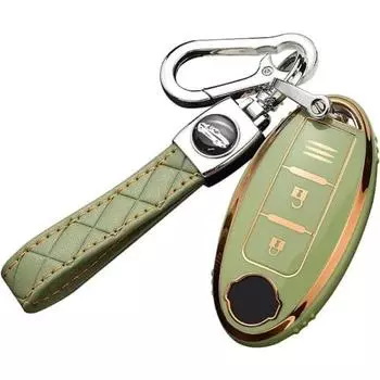 BallWood PJ Smart Key Case for Nissan Key Cover Key Holder Stylish Luxury Scratch Resistant Resistant to Serena Elgrand Skyline March Cube Note Radio