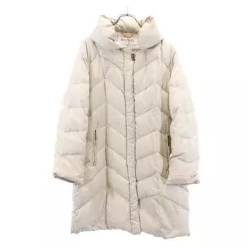 BALMAIN Down jacket L Ivory Women Used