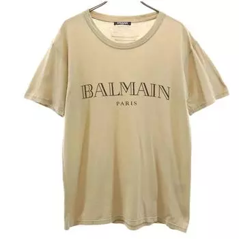 BALMAIN Short sleeve T-shirt XS beige Men s Used