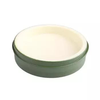 Bamboo shape small pet feeding bowl lizard water feeding tray pet plastic eating utensils