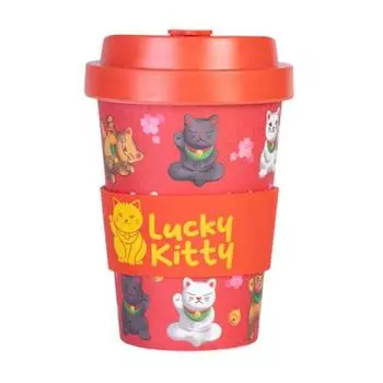 Бамбуковая чашка Eco-to-Go (Lucky Cat)
