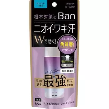 Ароматизатор для мыла Ban Sweat Block Platinum Roll On 40 мл