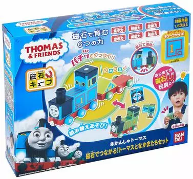 BANDAI Anpanman Snap с кубиком Inspiration Паровозик Томас Подключитесь к набору магнитов Томас и его друзья! магниты!