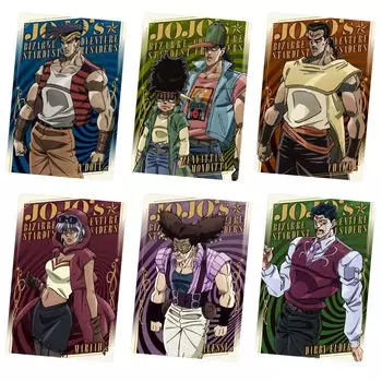 BANDAI Bizarre Adventure Stardust Crusaders Wafers 20 шт. BOX Wafers JoJo s (Игрушки-конфеты)