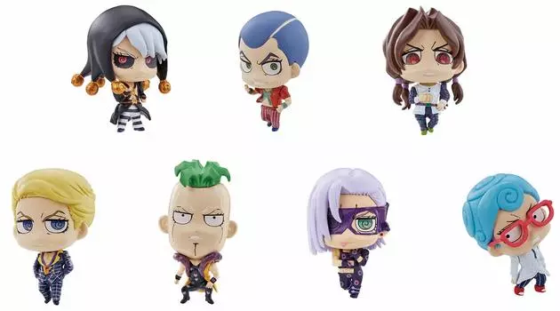 BANDAI JoJo s Bizarre Adventure Golden Wind Capsule Figure Collection 03 [7 Types Set (Full Complete)]