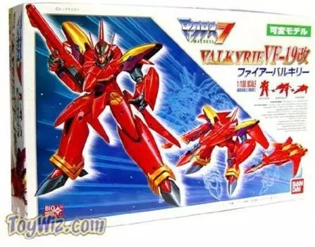 BANDAI Kai Fire Valkyrie Macross 7 1/100 VF-19 No.1