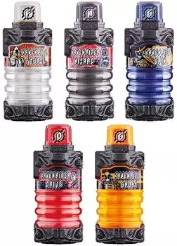 BANDAI Kamen Rider Build DX5 Large Legend Rider Полный набор бутылок