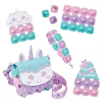 Bandai Push Pop Life! Милый набор сумок «Единорог»