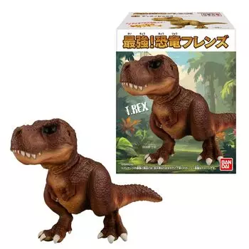 BANDAI — самая прочная коробка из 12 предметов «Друзья динозавров»! (конфеты-игрушки)
