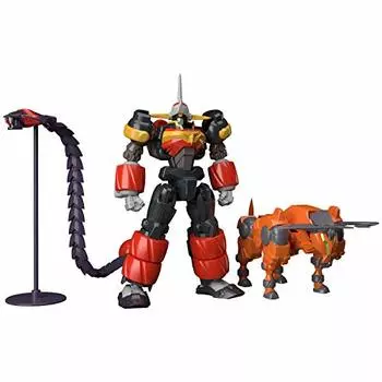 BANDAI Shokugan Super Mini PLA Gear Fighter Dendoh Oger & Data Weapon Set