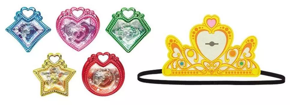 Bandai Smile PreCure! Cure De Collection Rainbow Cure Декор Набор