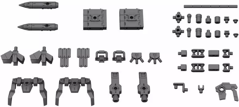 BANDAI SPIRITS 30MM Option Parts Set 2 Scale Plastic Model 1/144 Color Coded
